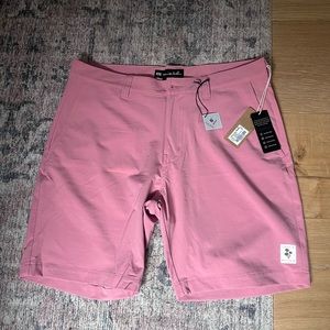 TravisMathew Pink Men’s Performance Shorts